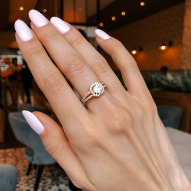 Silver Square Ring - Promise Ring - Silver Ring - Engagement Ring for Women Ring Brother & Sisters